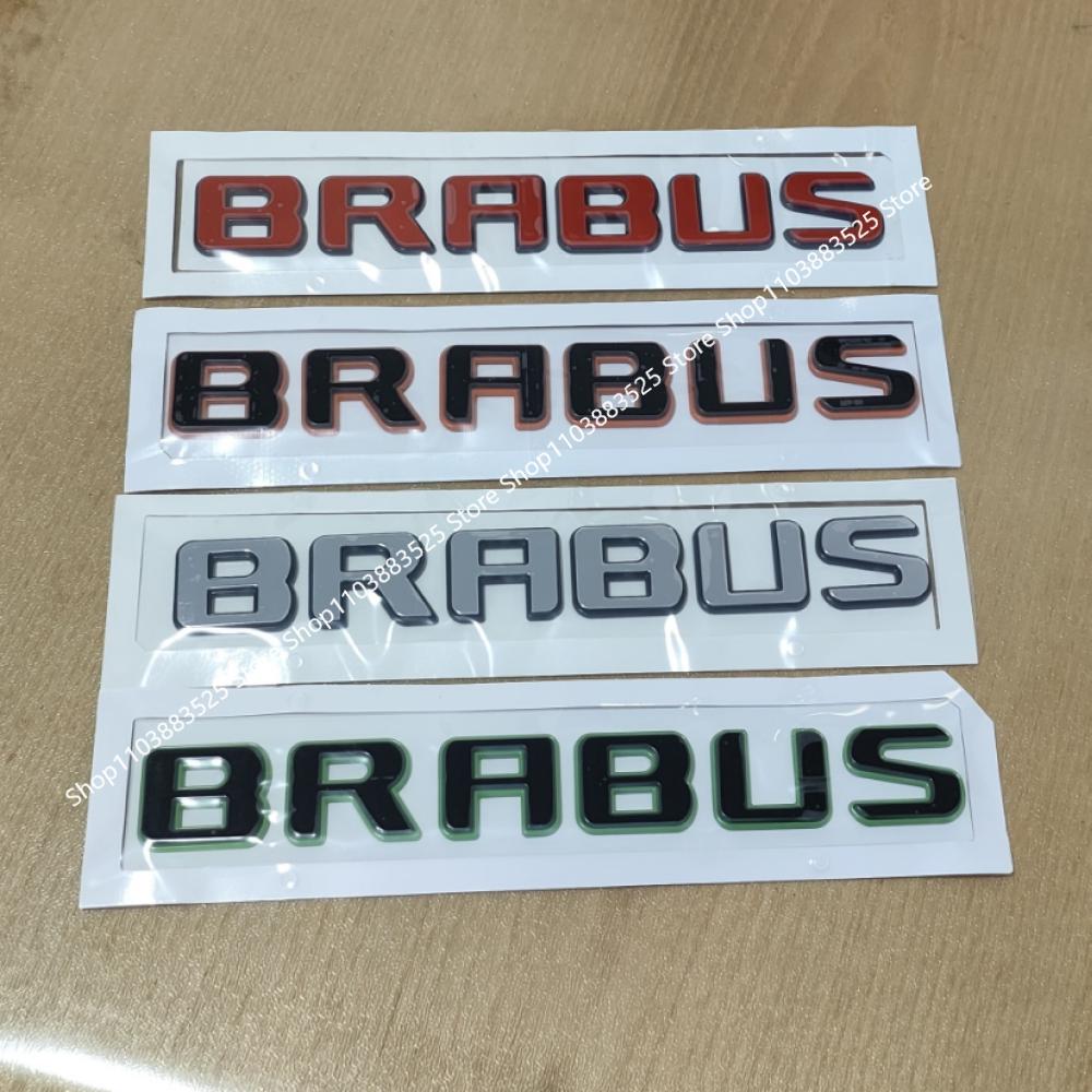 AAZB1 Car Door or Rear Trunk Emblem Badge Sticker For Brabus W212 W204 W205 W463 W464 W221 W213 W206 W253 Modified Accessories