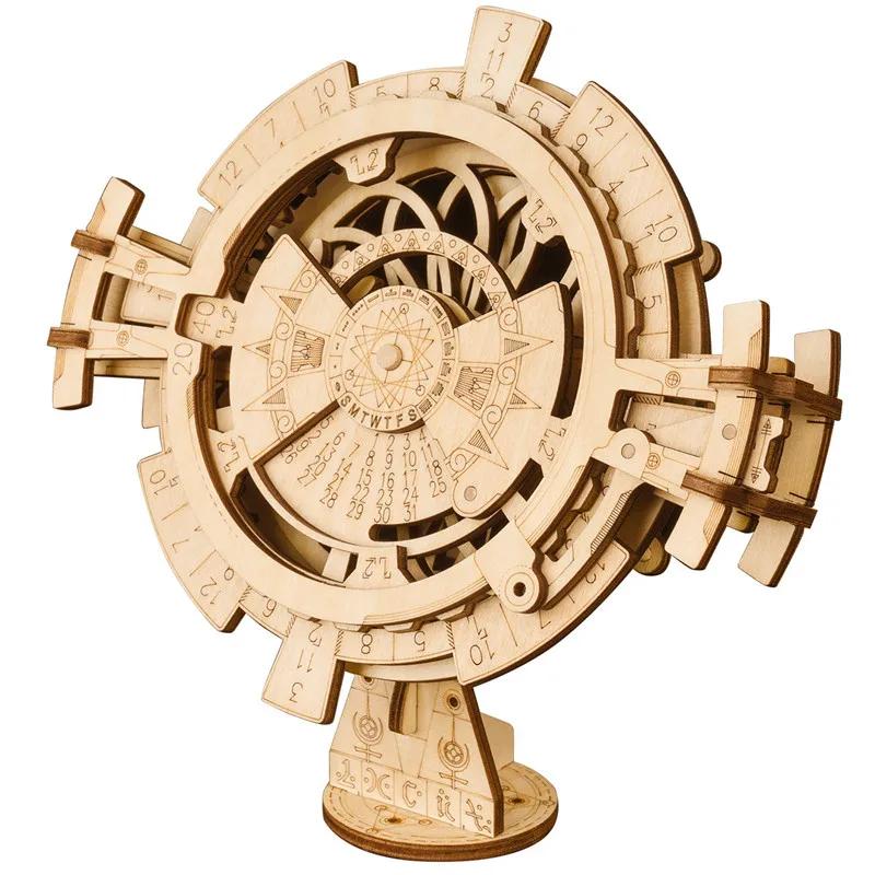 ROBOTIME ROKR Perpetual Calendar 3D Wooden Puzzle LK201