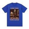 Tung Tung Tung Sahur Italian Brainrot Funny Meme T-shirt Men Clothing Fashion Humor T Shirts Summer Cotton O-Neck Tops T Shirt
