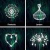 LED Solar Bodenmontierte Feuerwerkslichter, Fee DIY Lichterbündel, Garten Rasen Dekorationen, Hochzeitsfeiern und Weihnachtsfeiertags-Landschaftsbeleuchtung