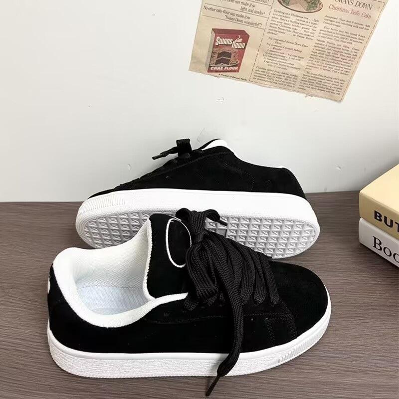 Platform White Shoes Women's Versatile Muffin Spring and Autumn Summer Breathable New Popular Casual Sports Board Shoes