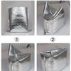 Three-Dimensional Thickened Aluminum Foil Insulated Bag for Milk Tea & Ice Cream Delivery