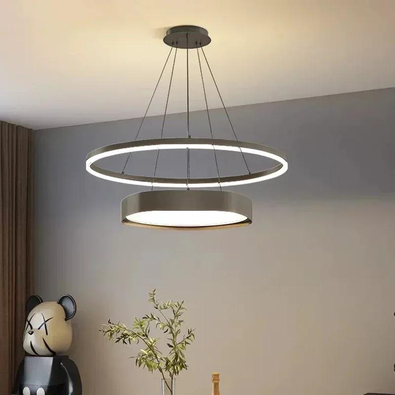 Modern LED Pendant Lights for Living Dining Room Bedroom Hanging Lamps Minimalist Ceiling Chandelier Indoor Lighting Fixtures