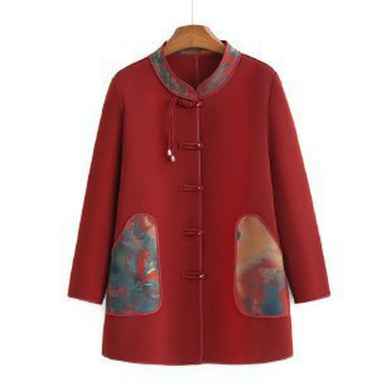 

Multi-Style Women s Wool Coat: Trendy Mother s Outerwear for Any Occasion 4XL