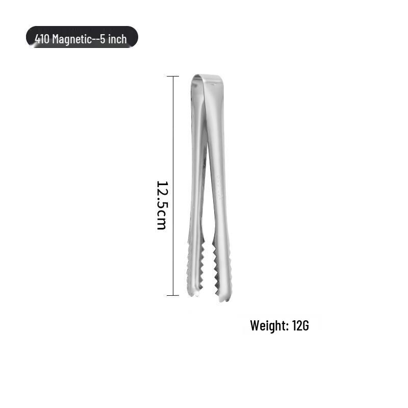 Stainless Steel Multi-functional Ice & Food Tongs