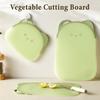 Double-Sided Cutting Board with Non-Slip Edges Food-Grade Plastic Fruits Chopping Board with Hanging Hole Anti-Microbial Space-Saving Cutting Mat