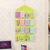 16Pockets Clear Hanging Bag Socks Bra Underwear Rack Hanger Storage Organizer