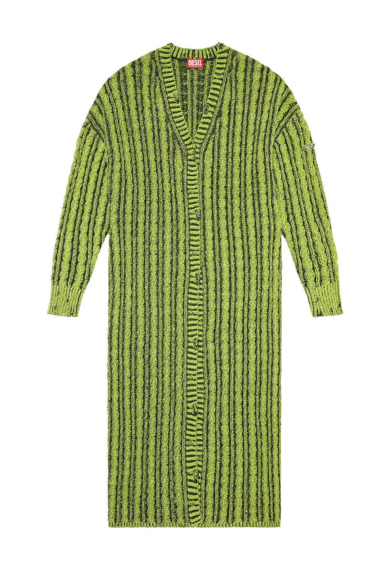 

Long Sleeve Knit Long Cardigan A111730GEAZ M Light Green 5AS [Diesel] Women s