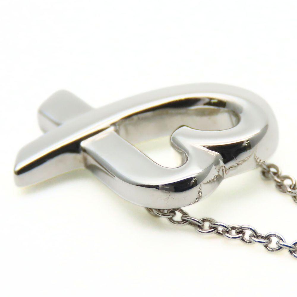 Used TIFFANY&Co. Necklace Loving Heart Silver925 2.8g Silver Paloma Picasso