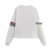 Women's European & American Style Striped Sweatshirt with Ribbon and Casual Long Pants - Spring 2025 Collection