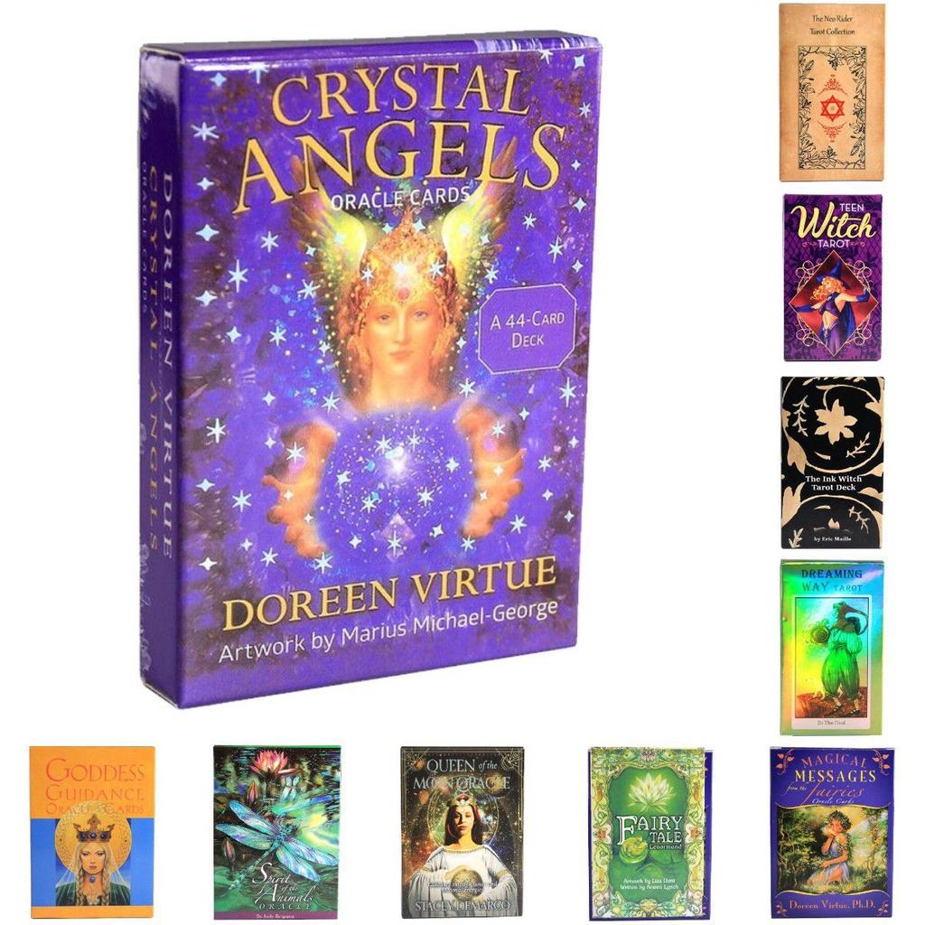 Card Tarot Deck Oracle Board Game Party Witch Fairy Animals Goddess Angels Moon