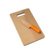 Solid Wood Kids' Kitchen Pretend Play Set - Cutting Board & Knife Toy