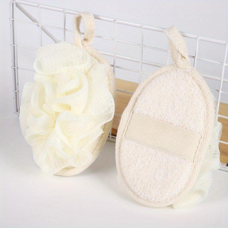2 Pezzi di Spugne Naturali di Luffa, Prodotti da Bagno, Spugna Esfoliante per il Corpo, Spugna di Luffa Portatile per Esfoliazione e Bagno.
