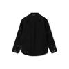 Li Ning Sports Basketball Series Decorative Loose Fit Long Sleeve Shirt Men tops Black ASHR123-1