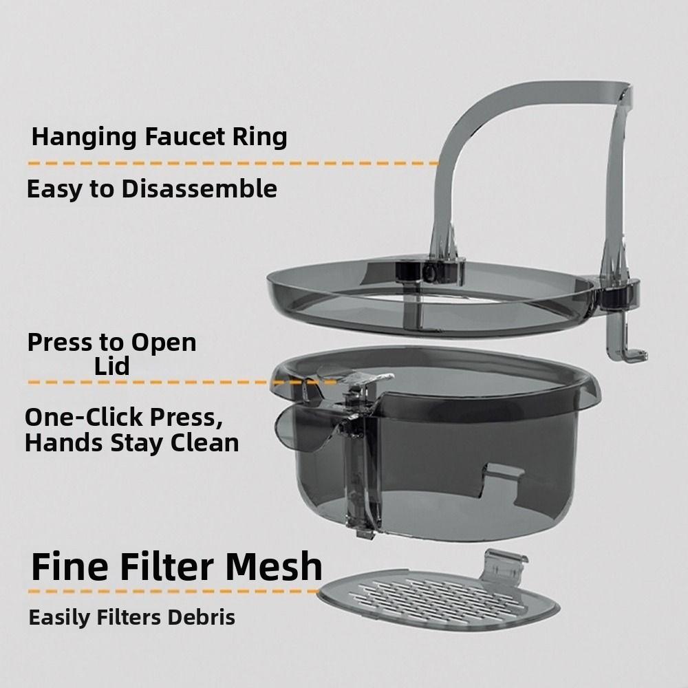 New Press Pour Sink Drain Basket Large Capacity Foldable Sink Food Catcher Mesh Drain Kitchen Drain Rack Food Waste Filtering