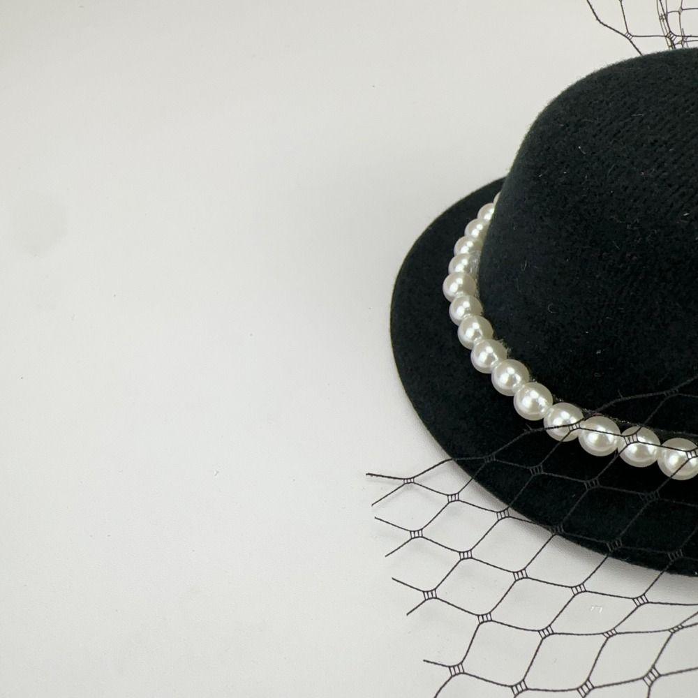 Exquisiter Vintage Fascinator Hut Elegante Braut Kopfschmuck Maskenball Kopfschmuck Bühnenauftritt
