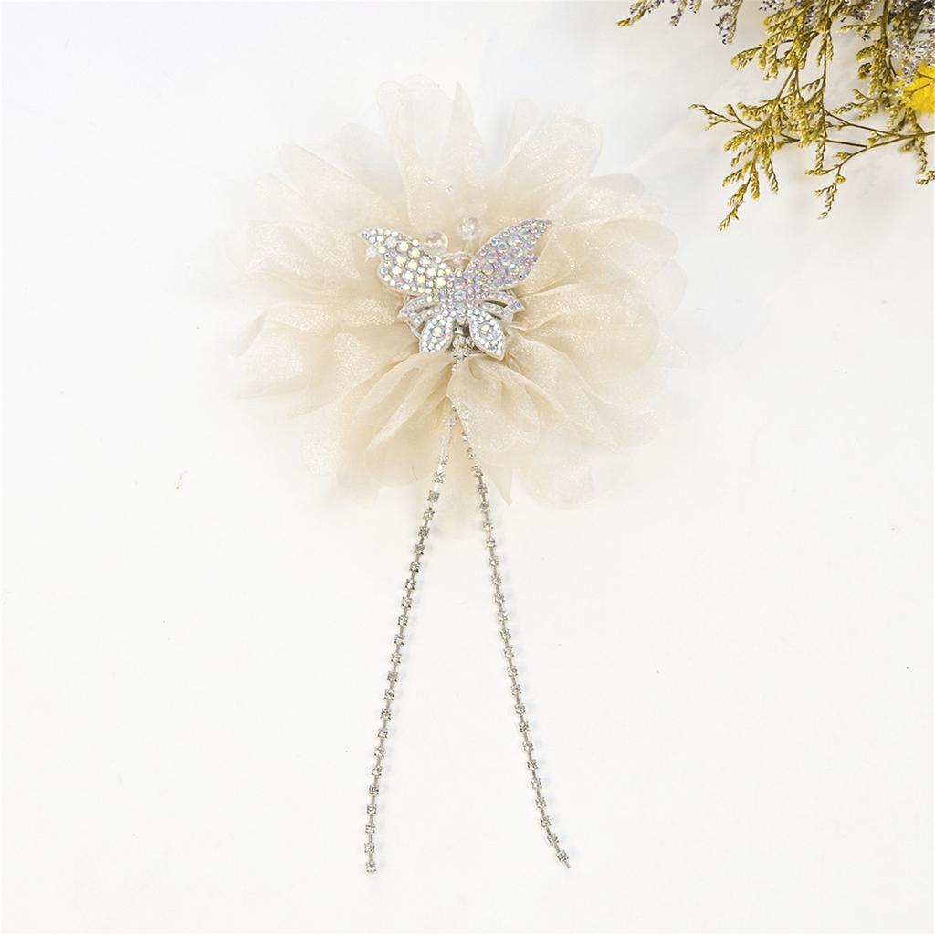 Crystal Flower Artistic Applique for Hair Clip Clothes Hat Sewing Brooch DIY Scarf Wedding Dress Decors Accessories