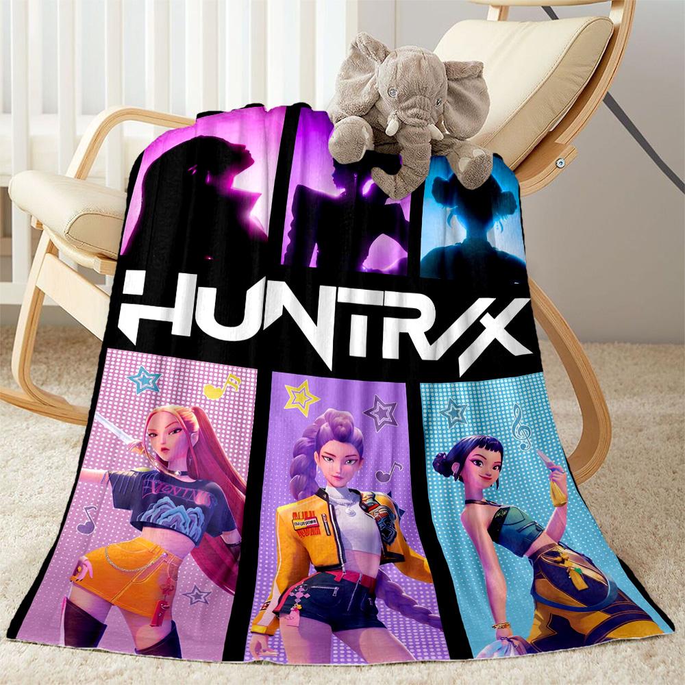 Fantasy Heroes Adventure Blanket Warmthful Decor Great for Seaside Bed Chair Four Seasons Universal Digital Print Gift for Travel Home Birthdays