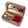 Proposal Ring Case Storage Wooden Music Box for Wedding Anniversary Ceremony