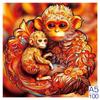 Non-Toxic 300Pcs Wooden Puzzle Color Cat Delicate Irregular Shape Puzzles Gratitude Adult Stress Reduction Family Interactive Toys Gift