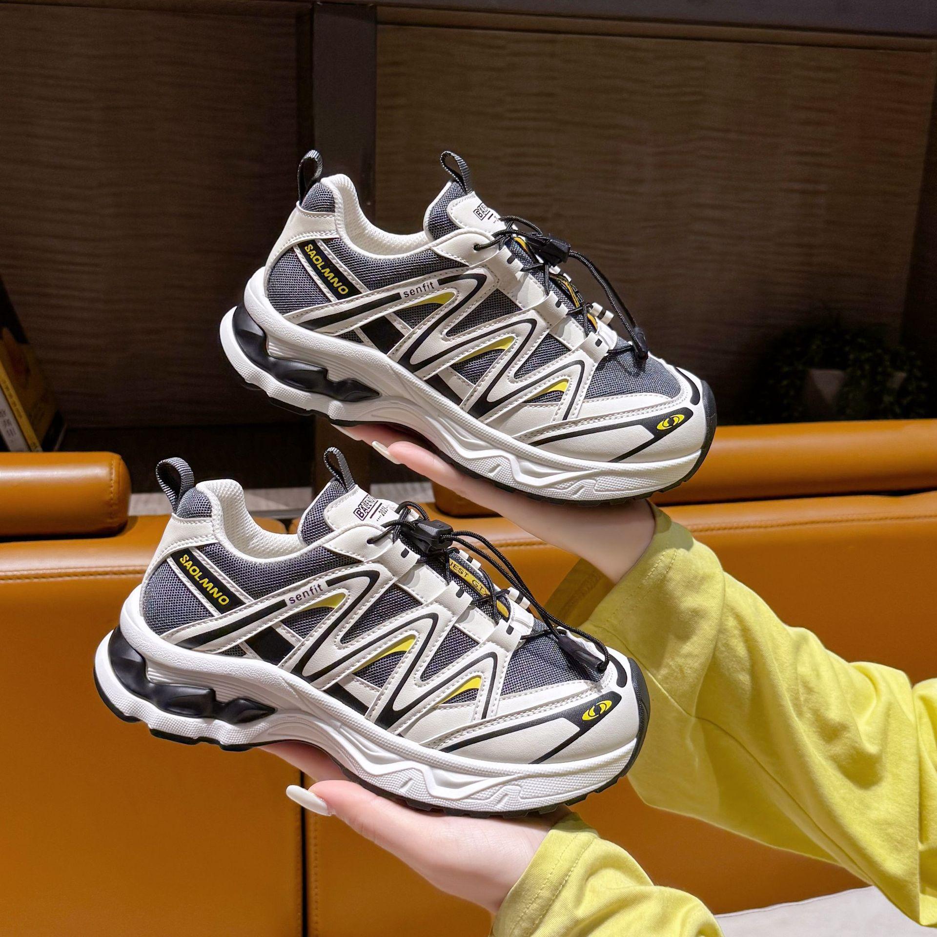 

Korean mesh breathable dad shoes for women in summer 2025 new fashion versatile sports and leisure lace-up little white shoes 40