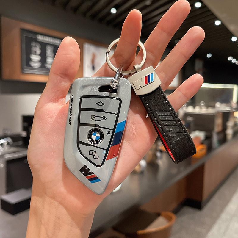 For BMW X1 X3 X4 X5 X6 Series 1 2 3 5 7 G20 G02 G05 G31 G23 F34 F15 F40 IX3 Remote Car Key Cover Keychain Key Case
