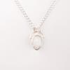 Rainbow Moonstone Gemstone 925 Sterling Silver Jewelry Handmade Pendant For Wife PP-56-33
