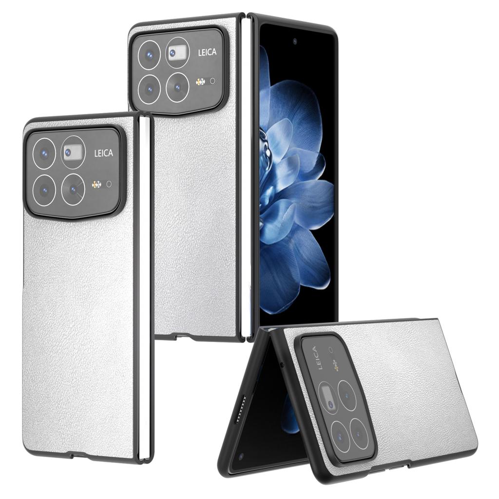 For Xiaomi Mix Fold 4 5G Case PU Leather Coated PC Folding Phone Cover