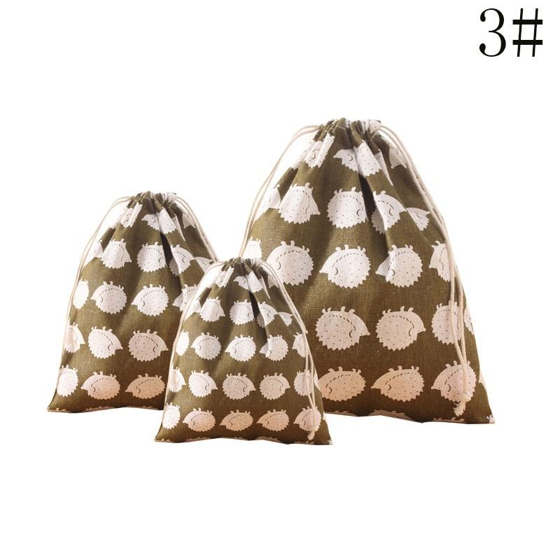 Home Fashion Decoration Creative Storage Bag Cotton Draw String Storage Bag Toy Shoes Laundry Bags Home Travels Supplies