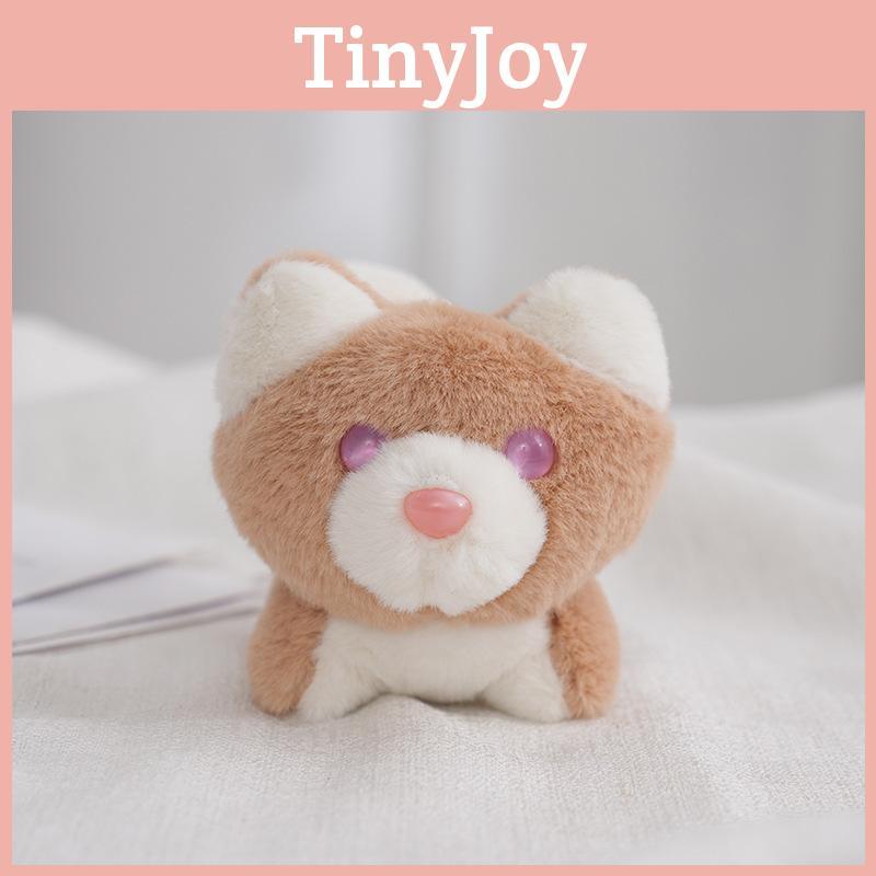 Adorable Husky Plush Keychain Soft Stuffed Dog Bag Charm Cute Mini Puppy Gift