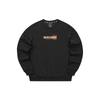New Year Series Letter Print Round Neck Casual Sports Pullover Sweatshirt Women Sweatshirt Carbon-Black L122W072-0018