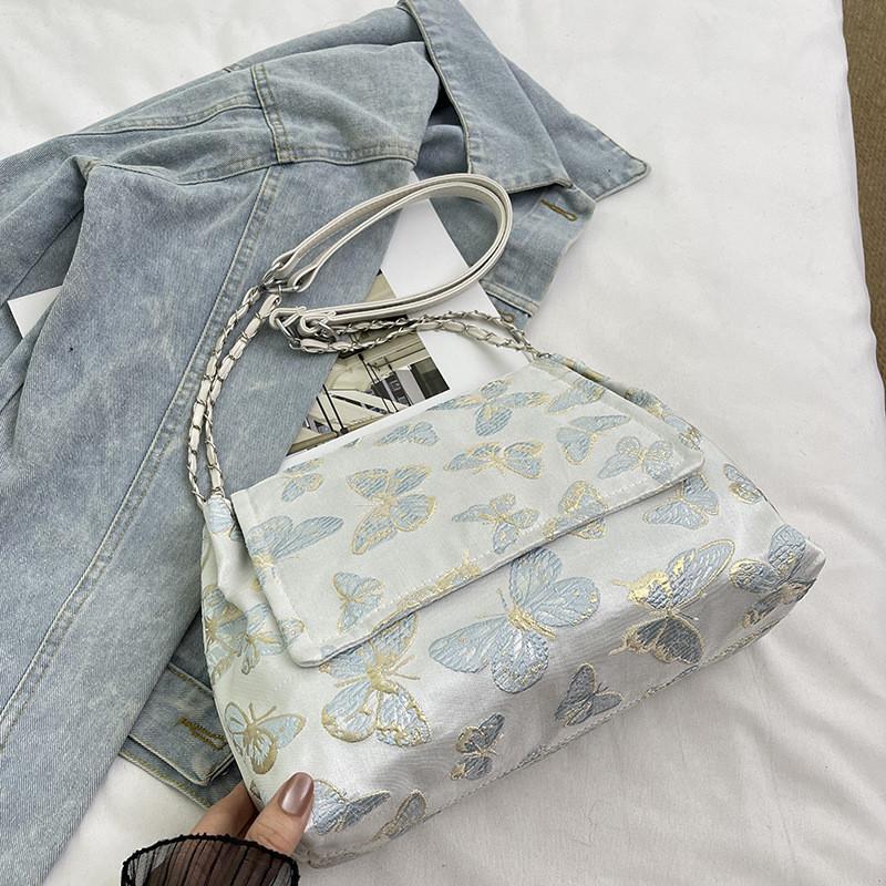 

Stylish Urban Minimalist Pu Tote Bag With Unique Patterns Perfect For Commuting Butterfly