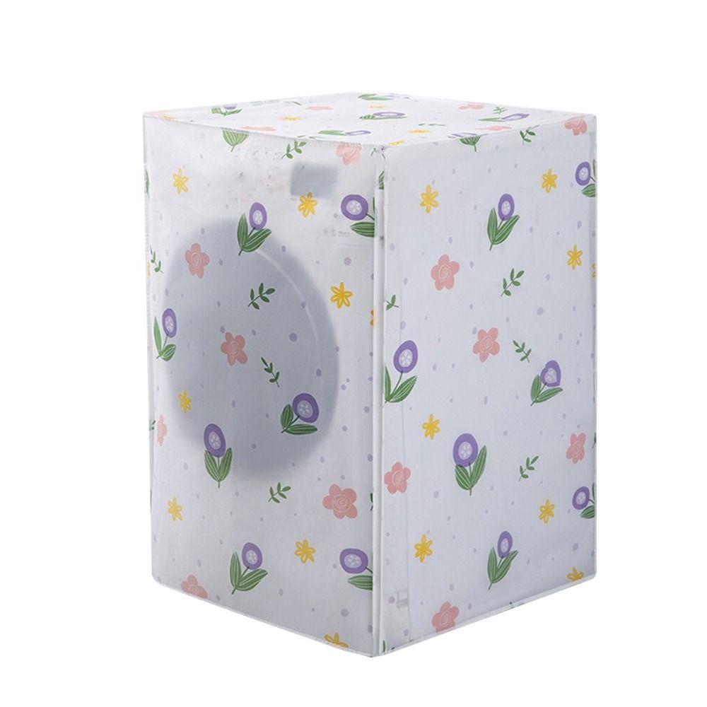 High Quality PEVA Print Washing Machine Cover Universal Front Load Dust Proof Cover Waterproof Cover