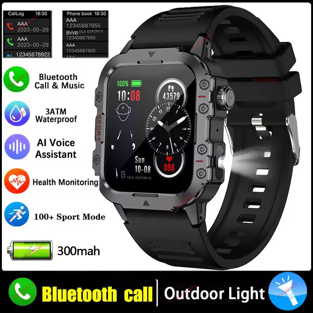 Nuovo SmartWatch Uomo Per Donna Militare Outdoor Tracker GPS Orologi Sportivi Cardio Frequenza Sonno Impermeabile Smart Watch IOS Android