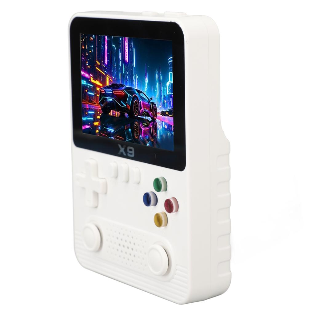 Consolă de jocuri portabilă cu card de 32G, ecran color IPS de 3,5 inch, consolă de jocuri video de înaltă rezoluție