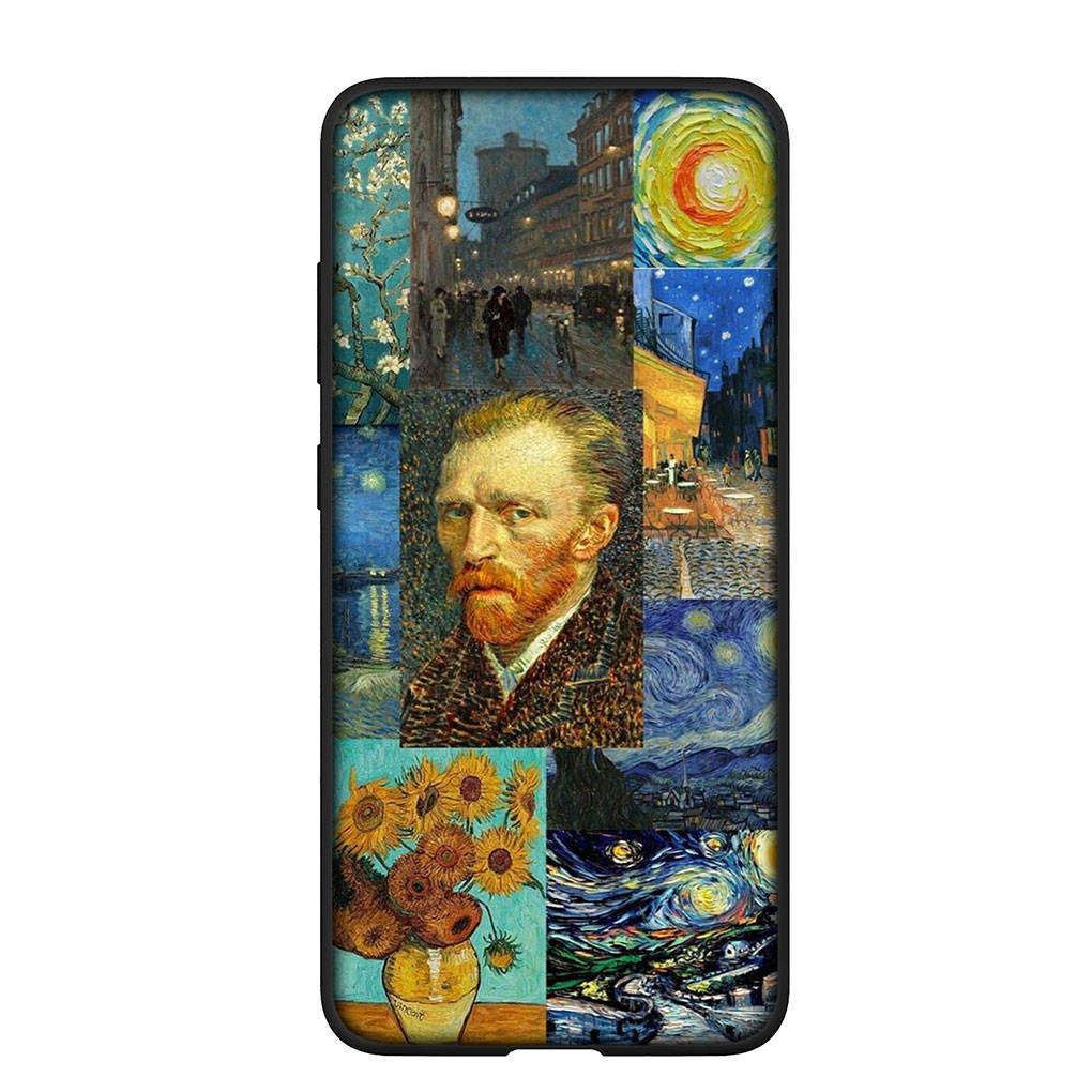 Phone Case for Samsung Galaxy S25 S24 S23 iPhone 16 15 Xiaomi Redmi Note 14 13 12 16E X 11 Pro Max OPPO Moto A3 Huawei Design Sunflower Van Gogh Cover