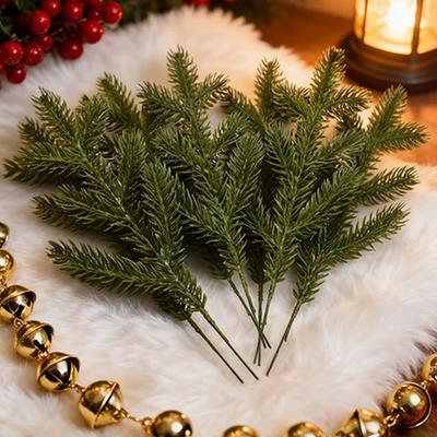 10/20 Stück Künstliche Pflanzen Kiefern Weihnachtsbäume Heim Zimmer Tischarrangements Dekorative Kränze Außen Garten Hochzeitszubehör