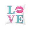 Valentine's Day Cushion Cover Romantic Wedding Party Decorations Print Cushion Cover Pillowcase Valentine's Day Gift