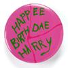 Harry Potter Happee Birthdae Cake Button Badge