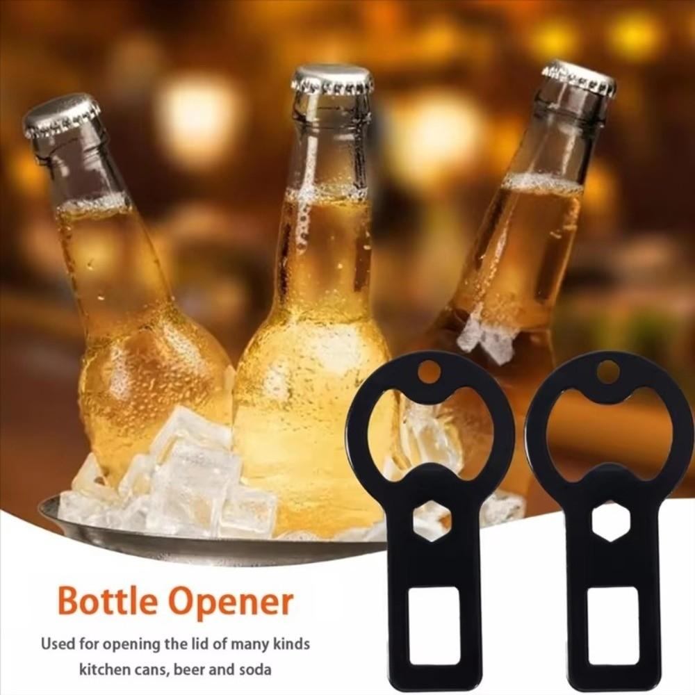 New Metal Carbonated Drink Soda Bottle Lid Opener Beer Anti Slip Can Opener Outdoor Gadgets