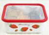 Fuji Enamel Strawberry Deep Rectangular Container, Large, 1.95L, STB-DL