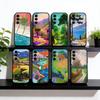 Coque de téléphone artistique David Hockney Silicone Noir Souple Pour Samsung Galaxy A73,A72,A71,A70,A53,A52,A51