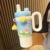 Cartoon Doll Insulated Straw Cup