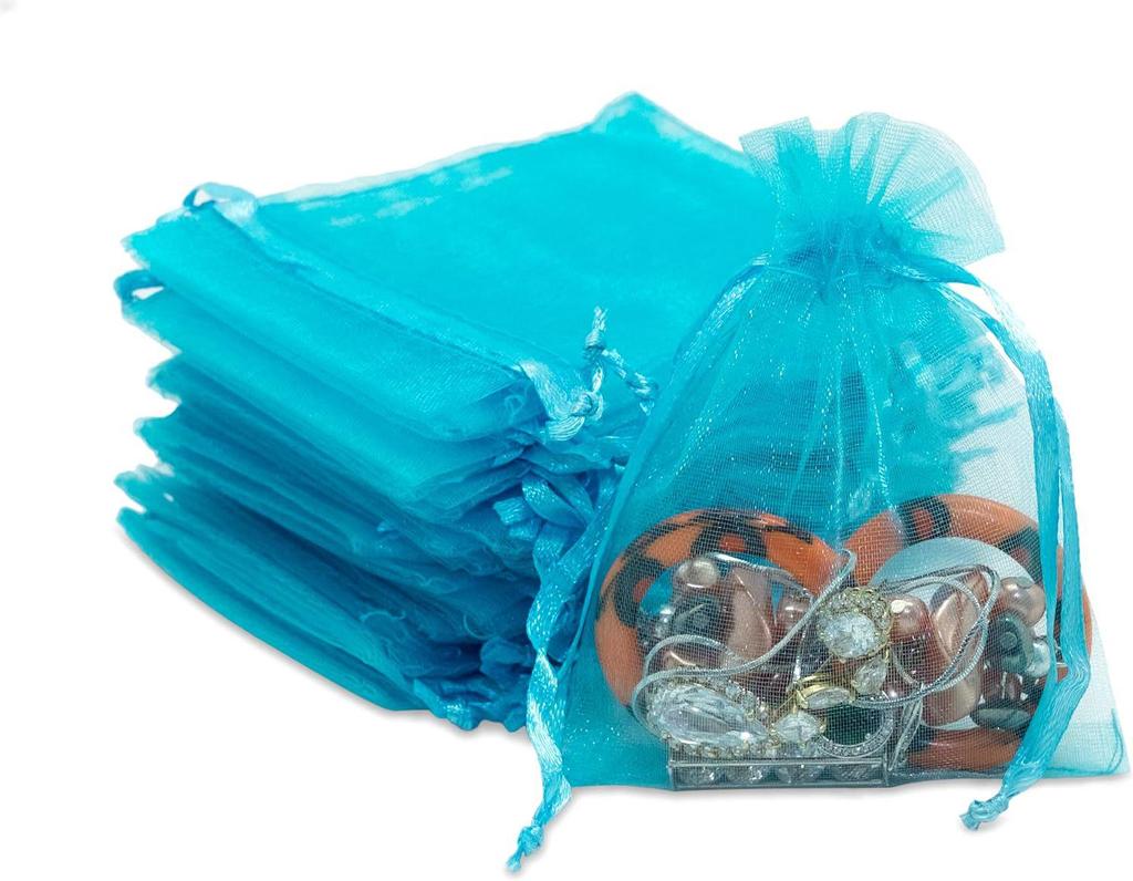 Organza Wedding Favor Drawstring Bag - Solid Color Gift & Jewelry Packaging
