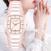 LIGE Elegante Luxus-Quarzuhren für Damen Klassisch Mode Lässig Keramikarmband Automatisches Datum Wasserdicht Damenuhr Damen Geschenk