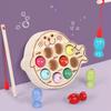 Magnetisches Angelspielzeug für Kinder Holz-Puzzle-Brettspielspielzeug Lernspielzeug Eltern-Kind-Handgeschicklichkeits-Aktivitätsspielzeug