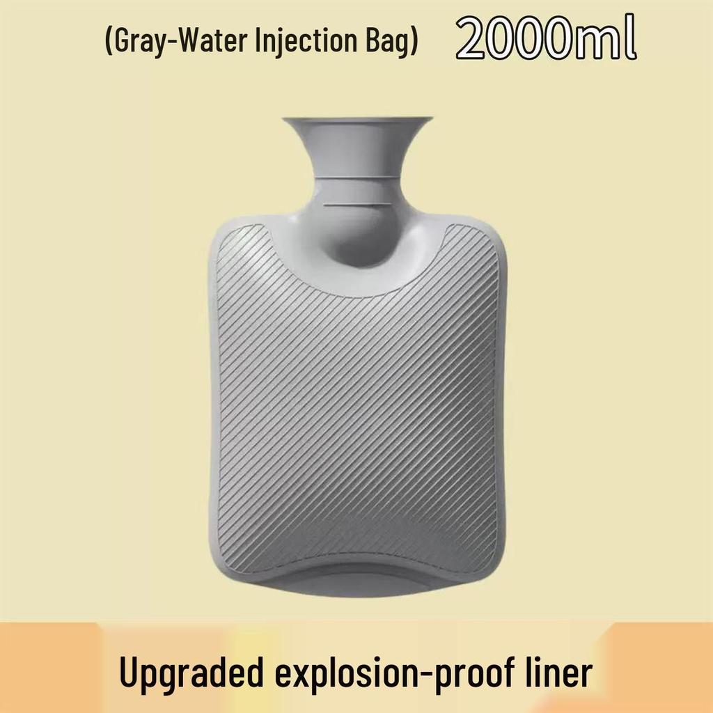 Thickened Explosion-Proof Hot Water Bottle – Warm Compress for Belly, Bed, Feet, and Hands.