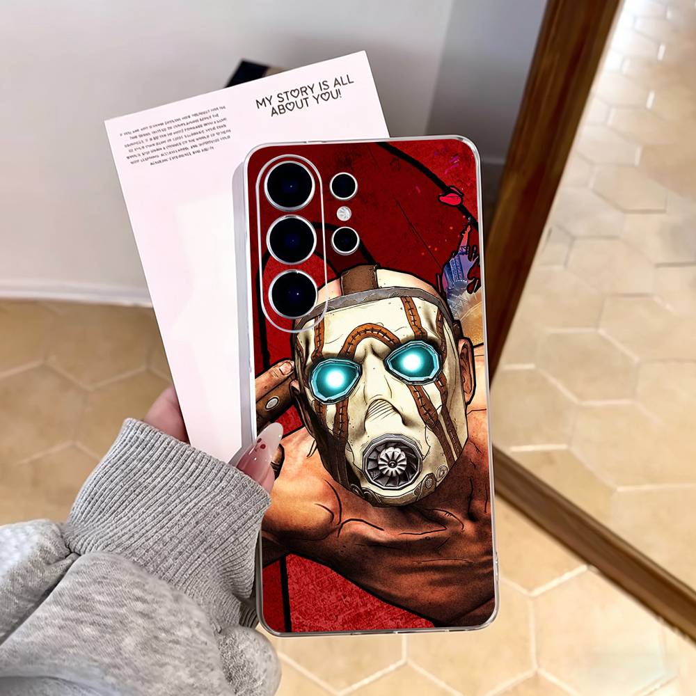 Borderlands Phone Case For Samsung S25,S24,S21,S22,S23,S30,Ultra,S20,Plus,Fe,Note,10,9,5G Transparent Cover Samsung S22plus5G