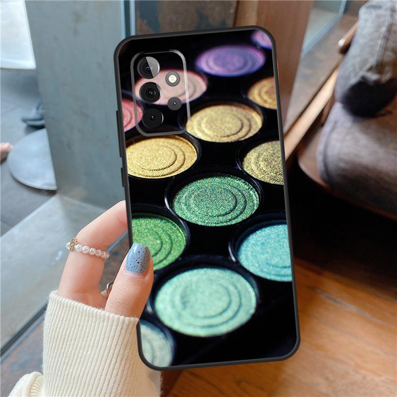 Make-up Lidschatten Palette Hülle Für Samsung Galaxy A15 A52 A53 A33 A13 A34 A54 A14 A35 A55 A56 A36 A26 A16 A06 A22 A32
