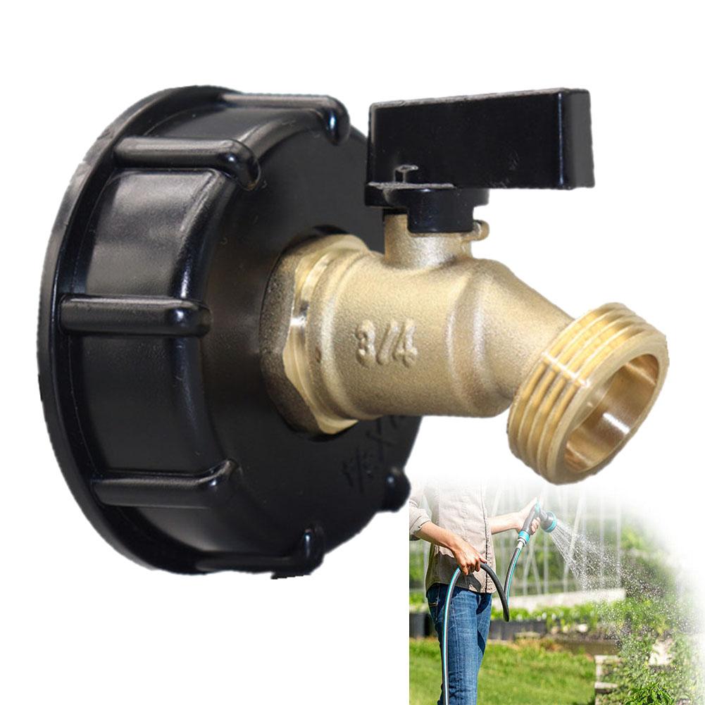 330 Gallon IBC Tote Water Tank Adapter Brass Hose Faucet Valve Connector Perfect For IBC Containers/ton Barrels
